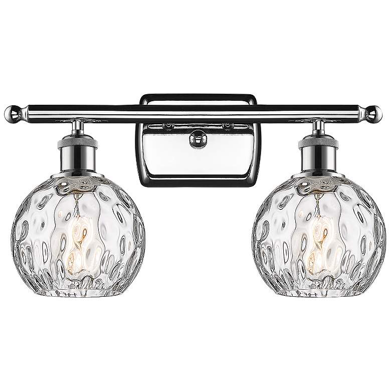 Athens Water Glass 11" High 2-Light Wall Sconce