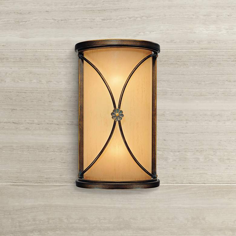 Atterbury Collection 12" High Deep Bronze Wall Sconce
