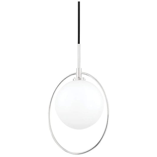 Babette 1 Light Pendant - Polished Nickel