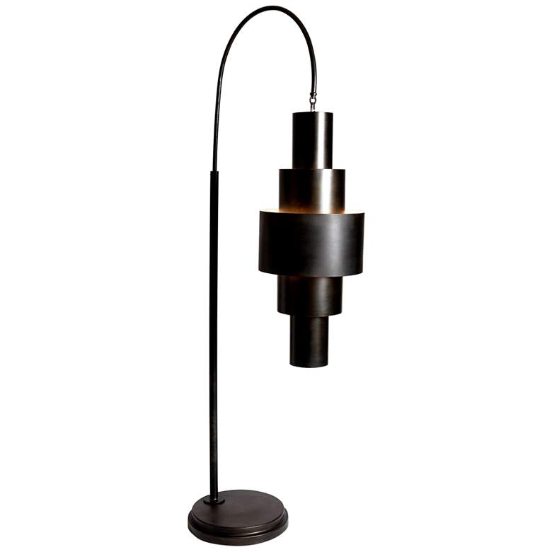 Babylon Bronze Metal Arc Floor Lamp