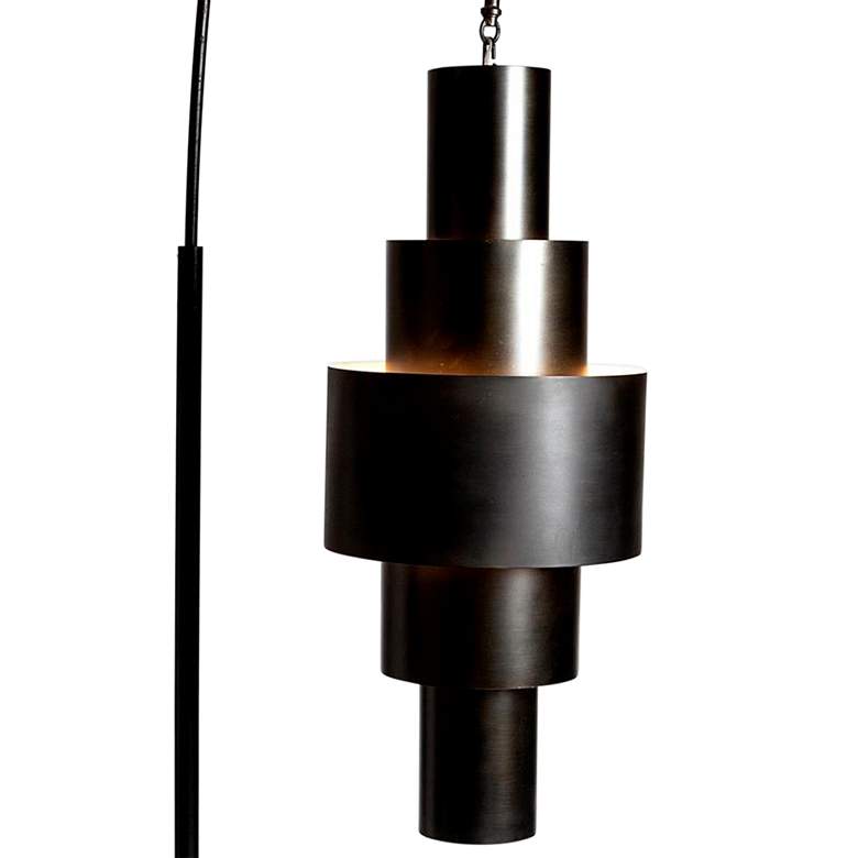 Babylon Bronze Metal Arc Floor Lamp