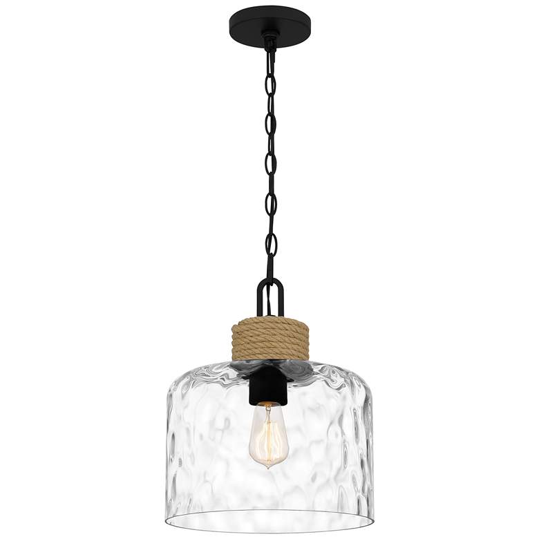 Baltic 1-Light Matte Black Mini Pendant