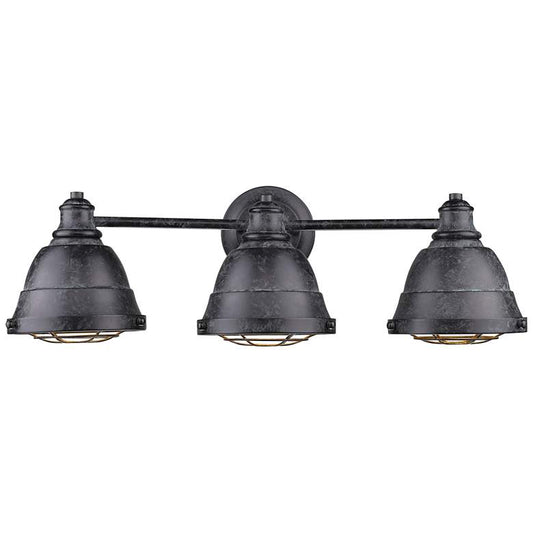 Bartlett 24 1/4" Wide Patina 3-Light Bath Light