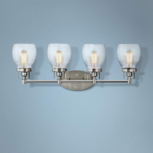 Belton 28 3/4" Wide Brushed Nickel 4-Light Bath Light