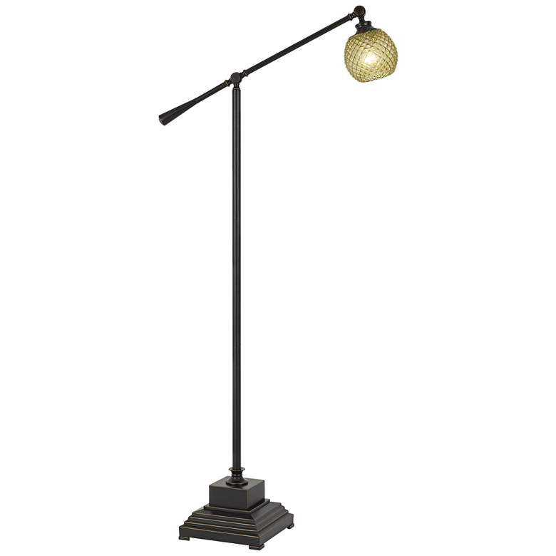 Brandon Dark Bronze Metal Balance Arm Floor Lamp