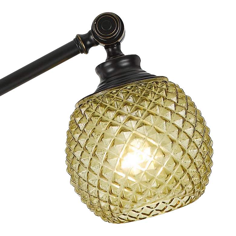 Brandon Dark Bronze Metal Balance Arm Floor Lamp