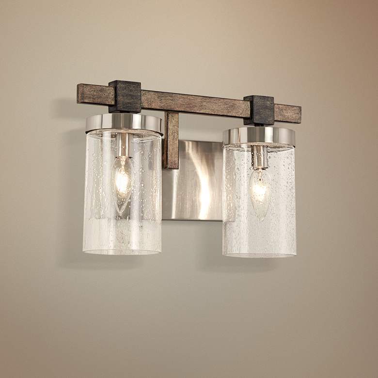 Bridlewood 11 1/4" High Brushed Nickel Wall Sconce