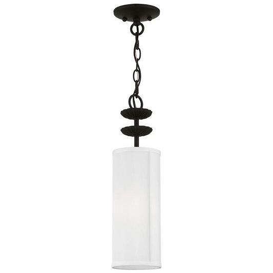 Brookdale 1 Light Black Mini Pendant