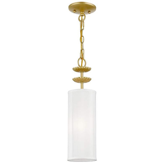 Brookdale 1 Light Soft Gold Mini Pendant