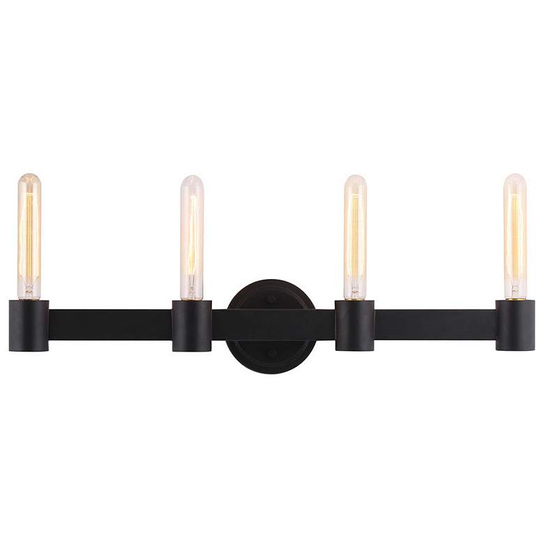 Broyles - 4 Light Bath Bar - Matte Black