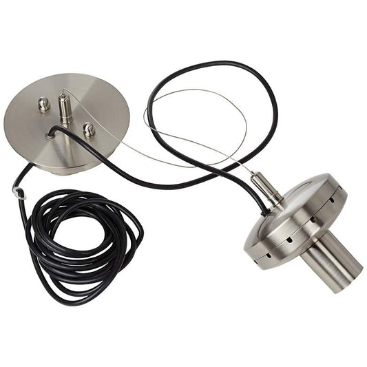 Brushed Nickel DIY Pendant Chandelier Adapter Kit