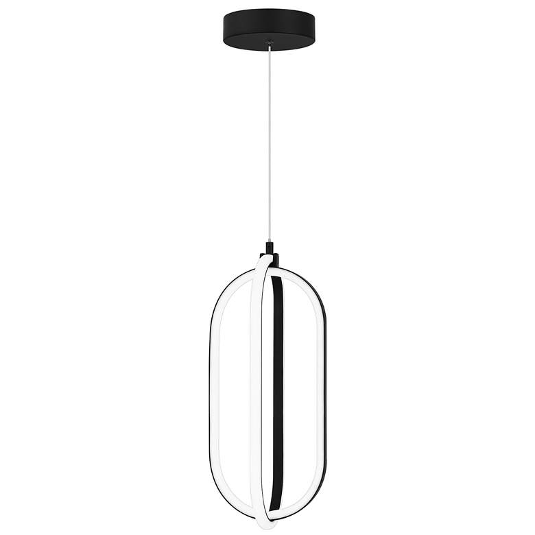 Calista Integrated LED Matte Black Mini Pendant