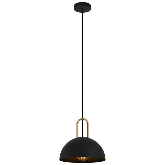Calmanera Structured Black Pendant