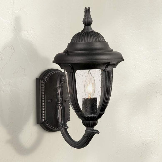Casa Sierra™ 14 3/4" High Black Finish Traditional Outdoor Light