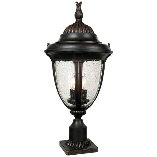 Casa Sierra 24 1/2" High Bronze Finish Post Light with Pier Adapter