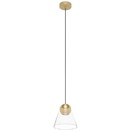 Cerasella Brushed Brass Mini Pendant