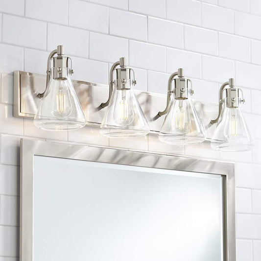 Cindy 33" Wide Bronze 4-Light Bath Light