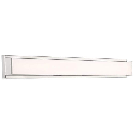 Citi II LED Vanity - Brushed Steel