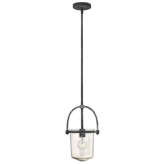 Clancy 10" Wide Black Foyer Pendant by Hinkley Lighting