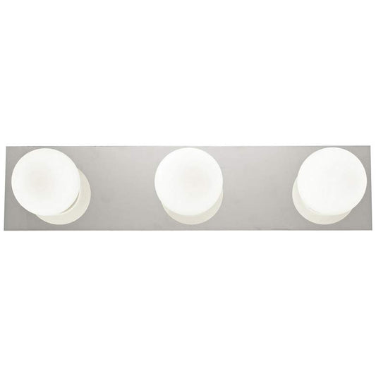 Classic 22" Wide Chrome 3-LED Bath Light