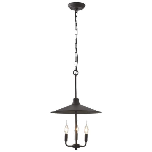 Clayton 3-Lt Pendant - Dark Coffee