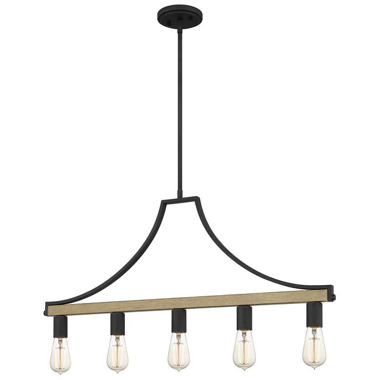 Colombes 5-Lt Grey Ash Chandelier