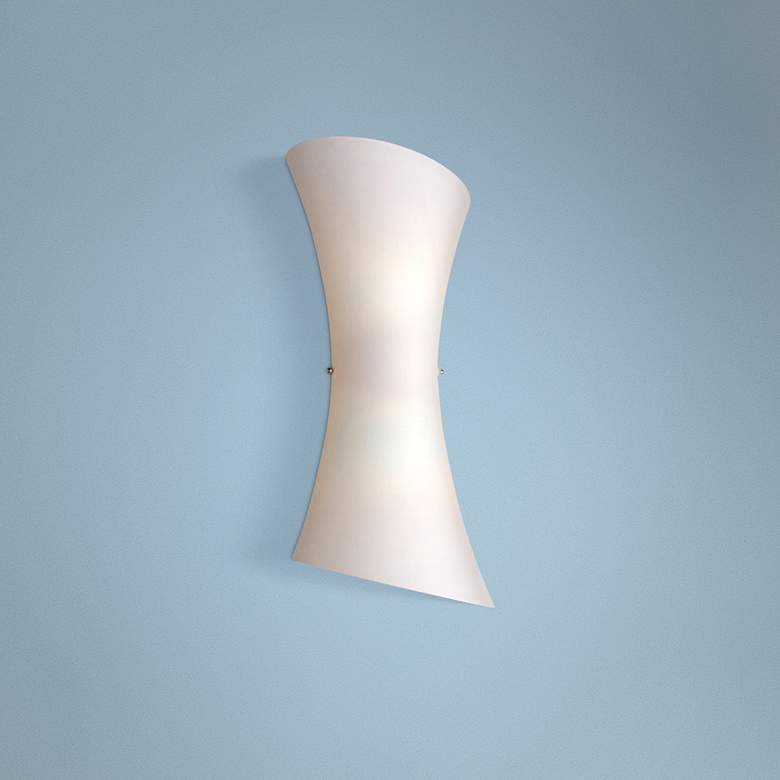 Conico Collection 20" High Frost White Modern Wall Sconce
