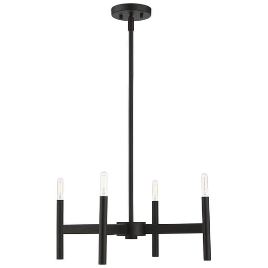 Copenhagen 4 Light Black Chandelier