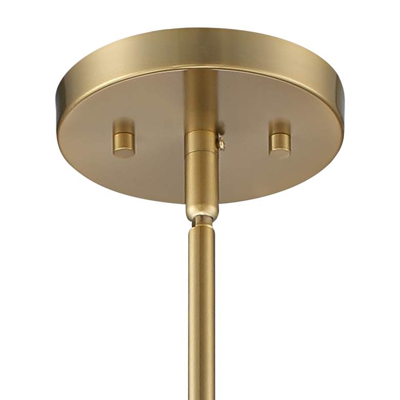 Cora 11" Wide Matte Hammered Glass Mini Pendant