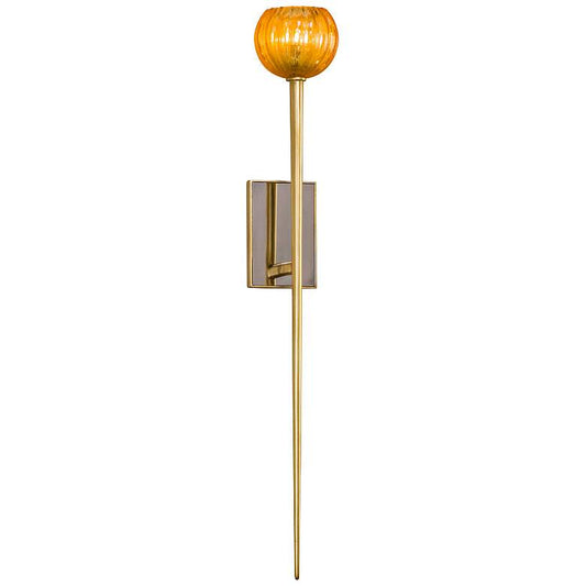 Corbett Merlin 36 1/4" High Gold Leaf Wall Sconce