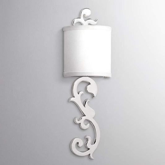 Corbett Romeo Polished Nickel 21 1/4" High Wall Sconce