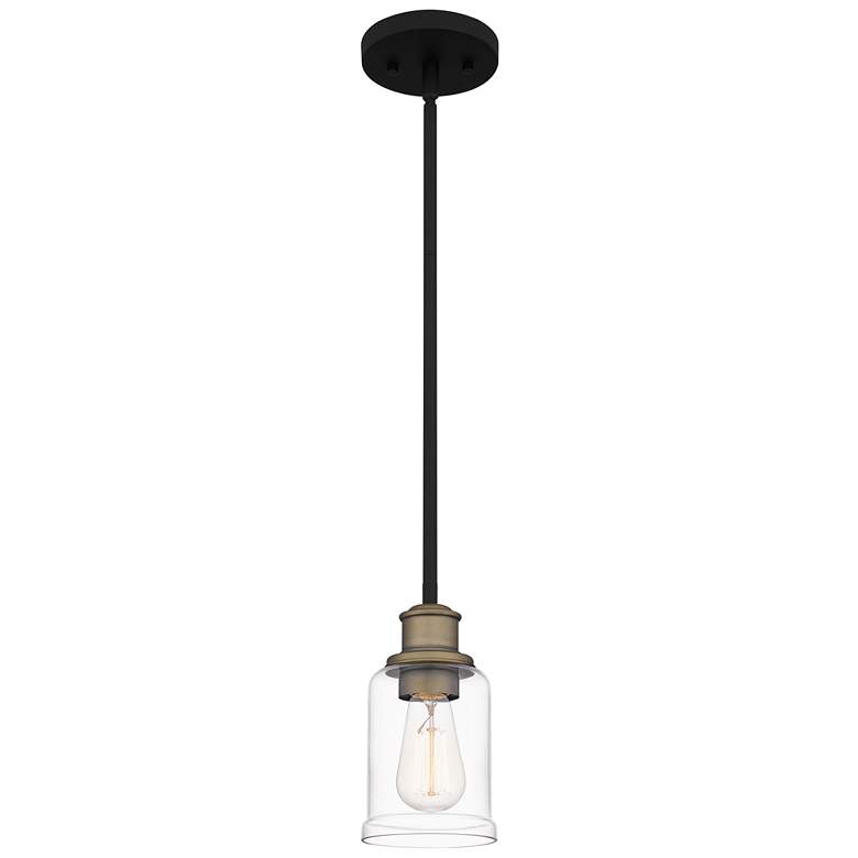 Cox 1-Lt Matte Black Mini Pendant