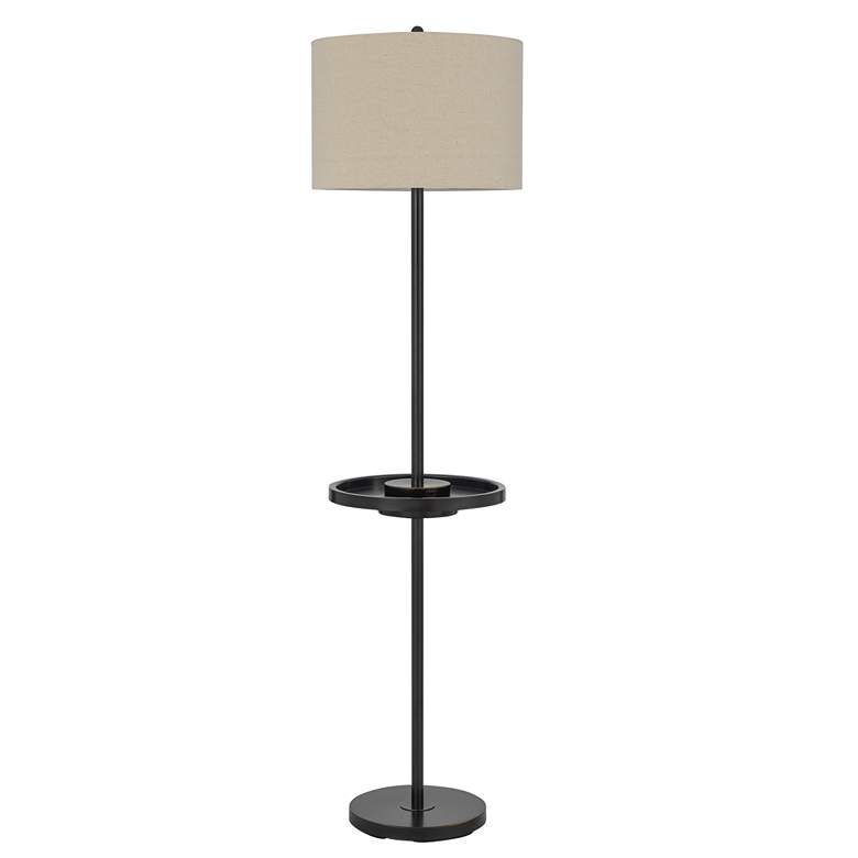 Crofton Floor Lamp w/ Tray Table and USB Ports