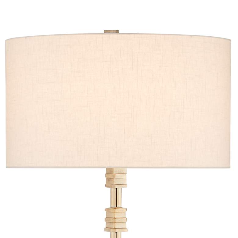 Currey and Company Pilare Shiny Gold Floor Lamp