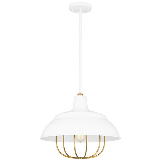 Darmody 1-Light White Lustre Pendant
