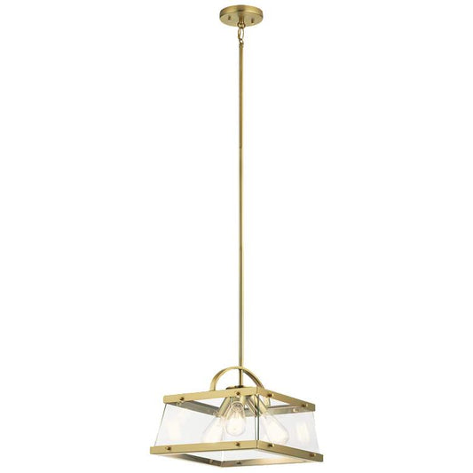 Darton 14" Pendant Natural Brass