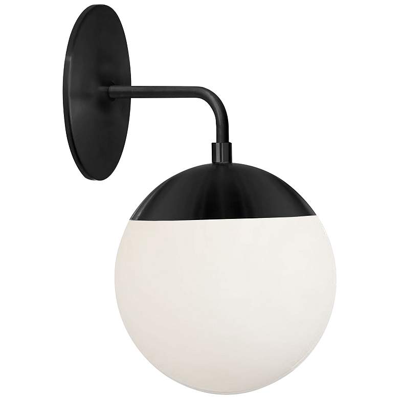 Dayana 11 3/4" High Matte Black Wall Sconce