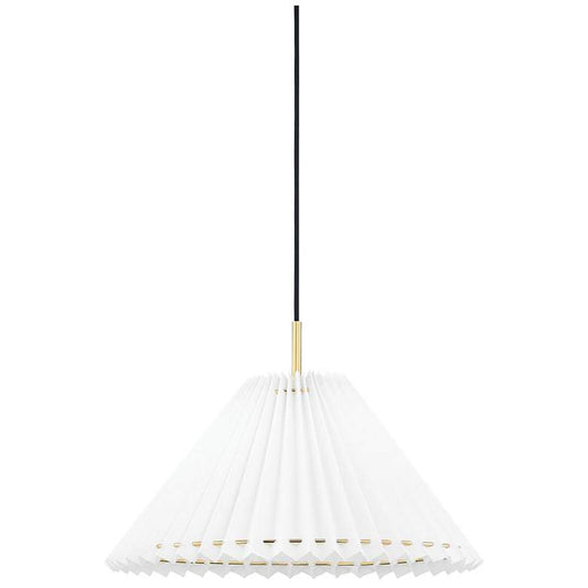 Demi 1 Light Small Pendant - Aged Brass