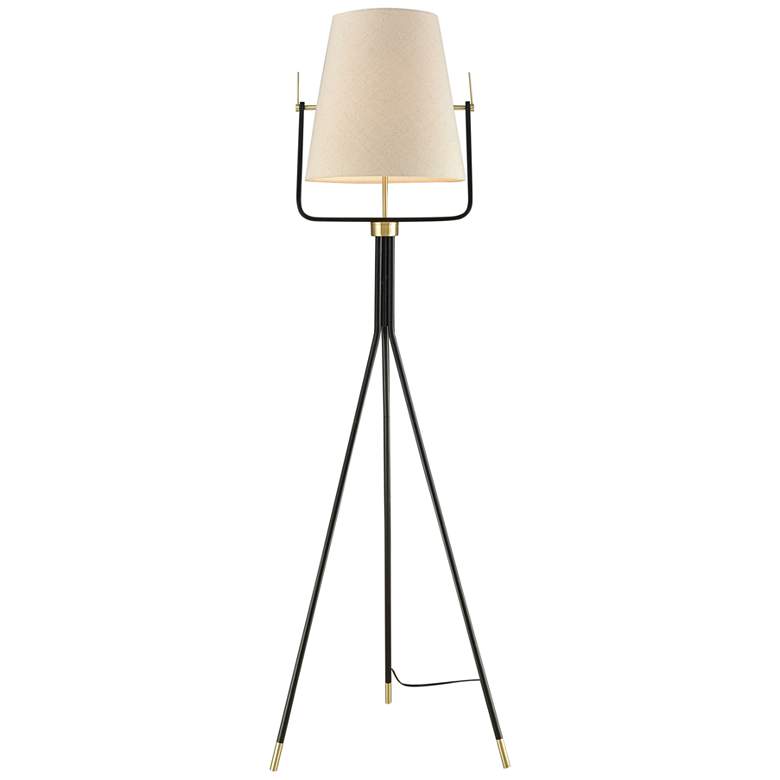 Dimond Cromwell Black Metal Tripod Floor Lamp