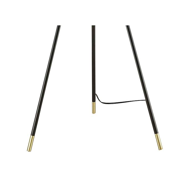 Dimond Cromwell Black Metal Tripod Floor Lamp