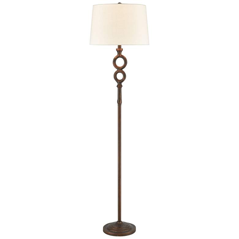 Dimond Hammered Home Bronze Metal Floor Lamp