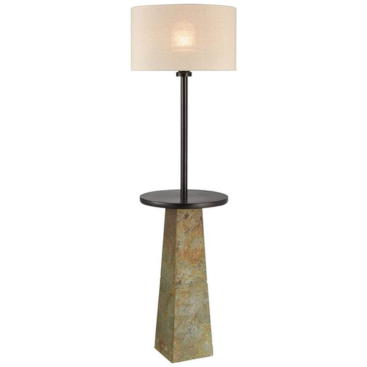 Dimond Musee Bronze Metal Floor Lamp with Tray Table
