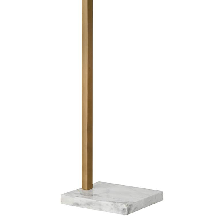Dimond Solar Flair Aged Brass Metal Arc Floor Lamp