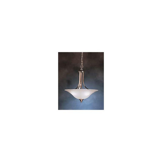 Dover Collection Brushed Nickel Three Light Pendant