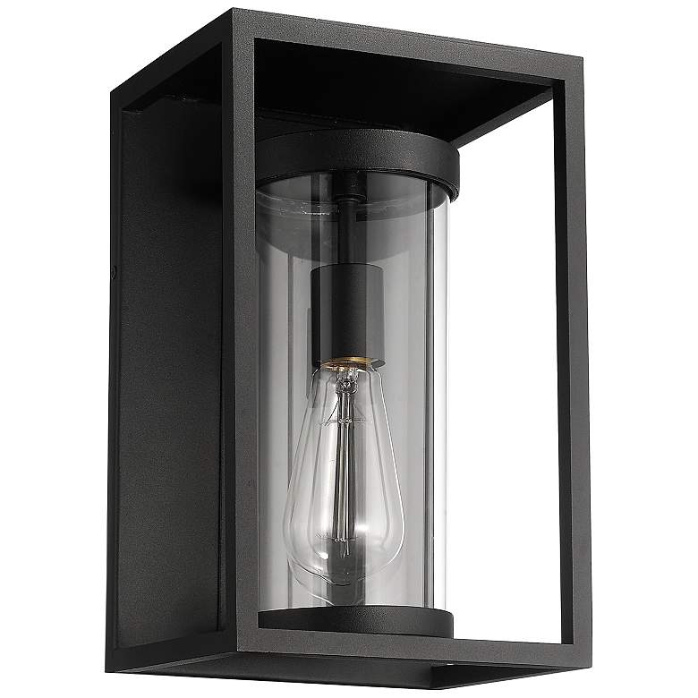 Dunbroch 13" High Black Outdoor Wall Light