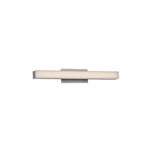 dweLED Brink 18" Wide Brushed Aluminum 3000K LED Bath Light