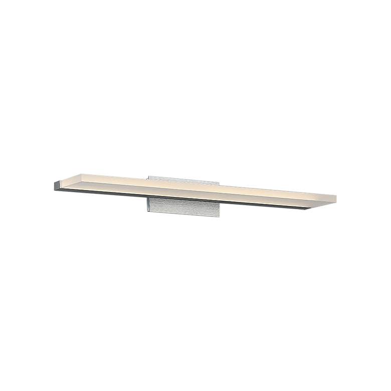 dweLED Level 24" Wide Brushed Aluminum LED Bath Light