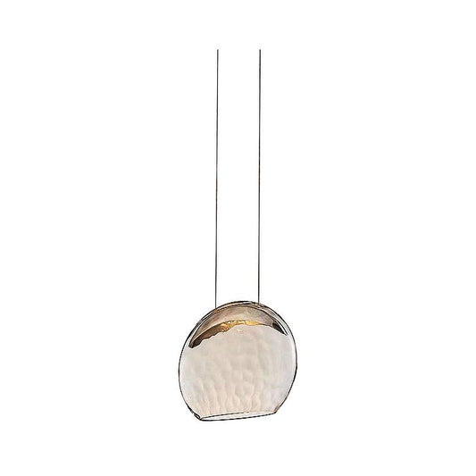 dweLED Lolli 6" Wide Chrome LED Mini Pendant