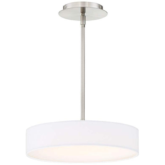 dweLED Manhattan 14" Wide Brushed Nickel LED Pendant Light