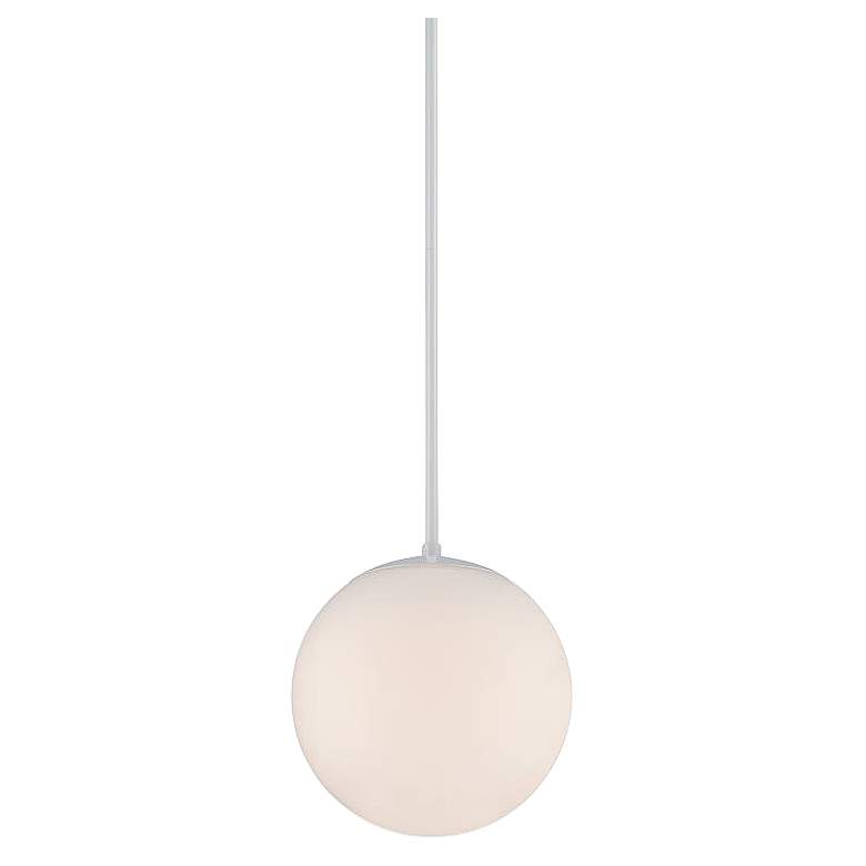 dweLED Niveous 10" Wide White LED Mini Pendant